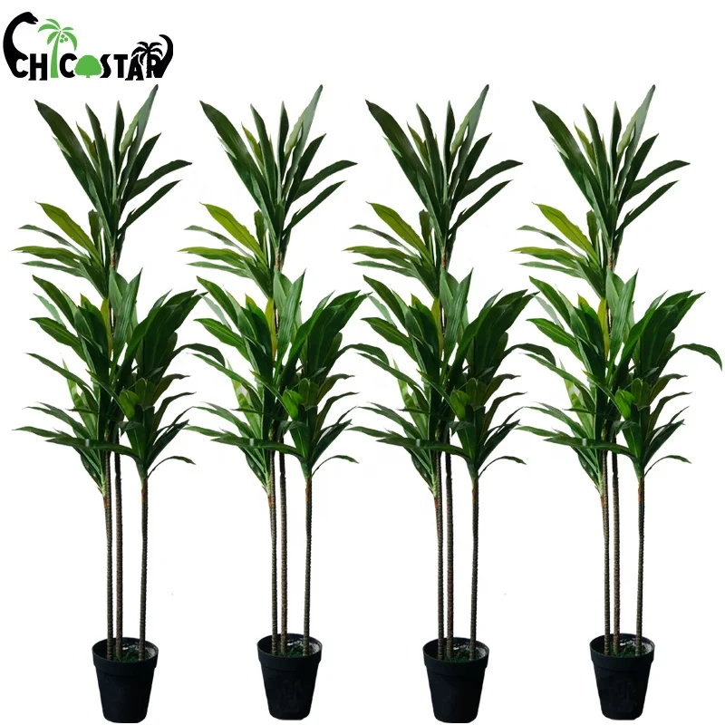Furniture Decoration Artificial Dracaena Fragrans Artificial Brazil Plants for Sale Artificial Plants Plastic Shrubs