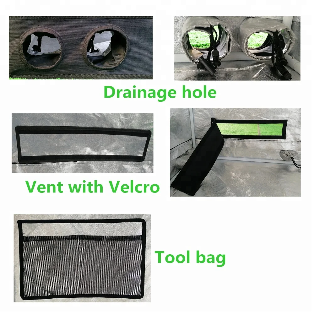 300x150x200cm garden greenhouse,  hydroponic 600D Mylar grow tent, Customized grow tent indoor