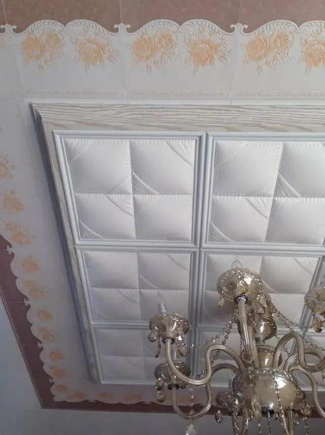 false ceiling faux leather plafond