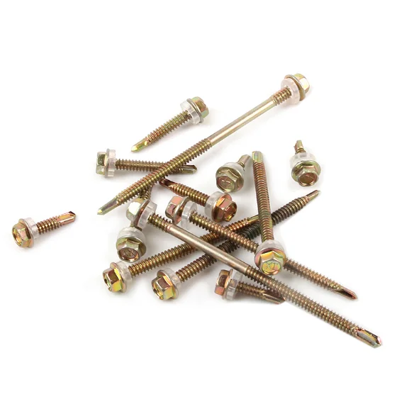 Metal steel roofing screw with Hex Washer Self-drilling Screws for sandwich panels