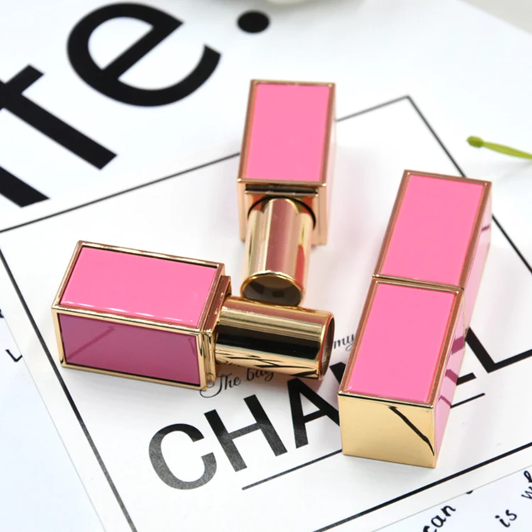 
Hot Sell Pink Square Lipstick Empty Tube with Magnetic Best Quality Lower Price Private Label Factory Price 