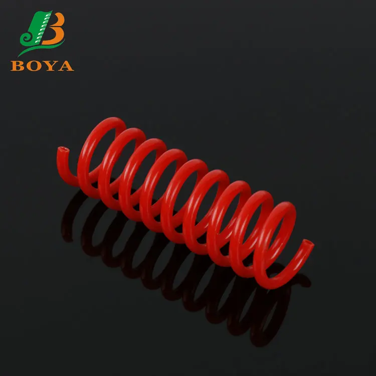 Different Color Plastic Binding Spiral PVC Plastic Spiral Binding Coil Ring For Notebook