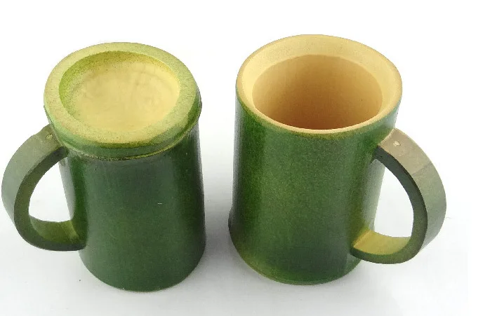 Natural bamboo cups