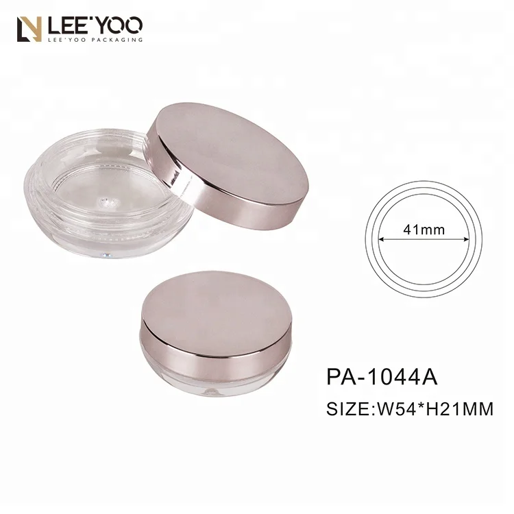 
PA-1044A Silver luxury cosmetics jar with lid 