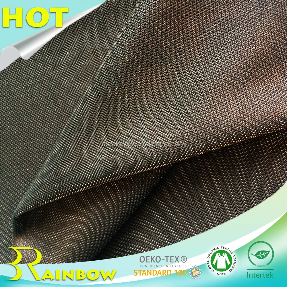 2018 высококачественные радиационно-стойких полиэстер блестящие ткани металла для вечернее платье