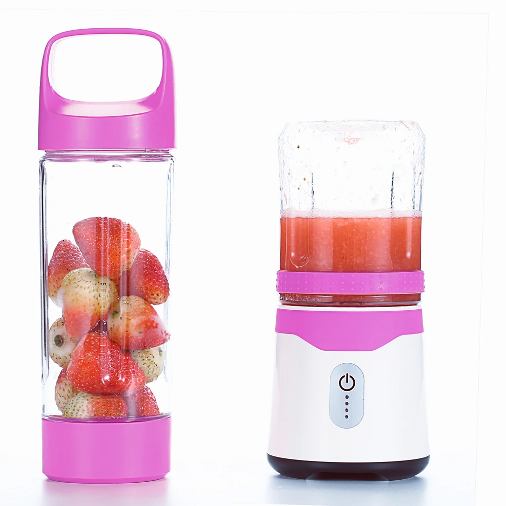 Wholesale small home appliance hot sell best selling mini 7.4V 500ml portable juicer