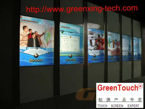 46 дюймов окно интерактивная сенсорная фольги/3d проекции/спектры ткани