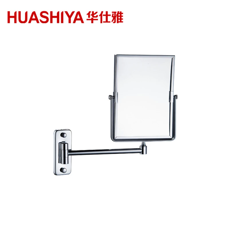HSY3052 Wall Mounted Flexible Swivel Square Makeup Wall Mirror