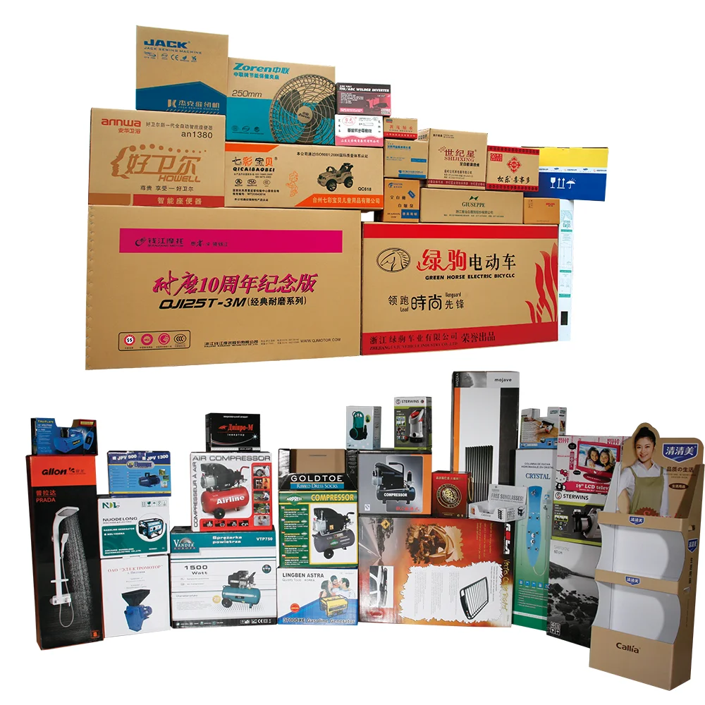 Big corrugated cardboard paper banana carton box for moving