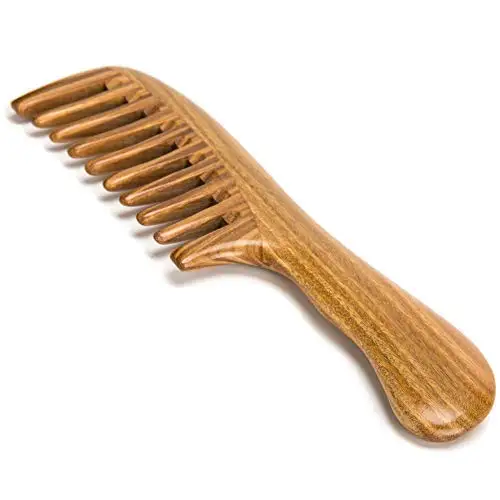 Hair Comb for Detangling Combs No Static Natural Wooden Sandalwood Comb for Women and Men