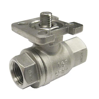 Brass flange Mini Floate ball valve brass