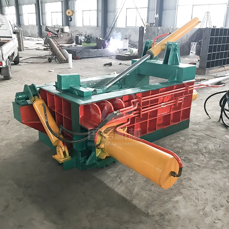 
Steel Wire Compactor Scrap Car Baler Machine Automatic Waste Metal Baling Press 
