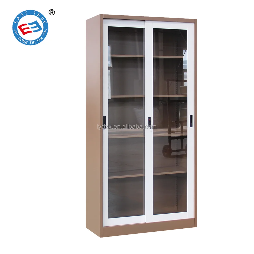 Metal Sliding Door 4 Layers Filing Office Cabinet Steel Cabinet Metal Storage Cabinet