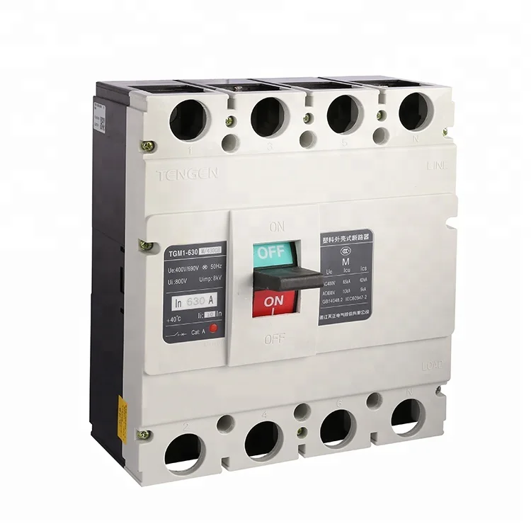 630A 3 Phase Automatic Circuit Breaker MCCB