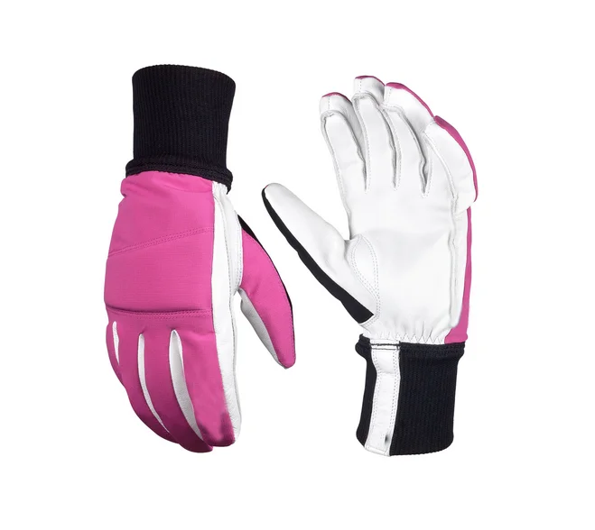 Водонепроницаемые дышащие высококачественные лыжные перчатки из козьей кожи в стиле cool