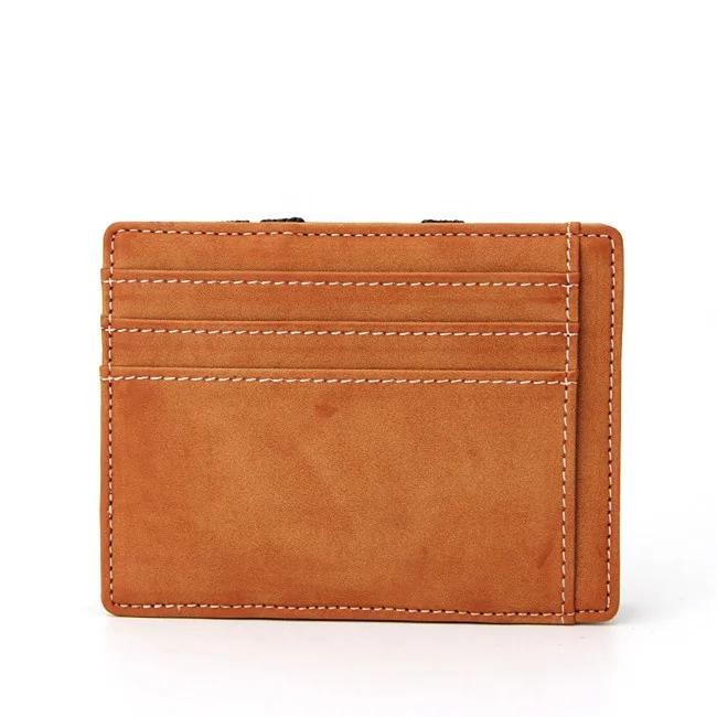 Custom Leather RFID Blocking Magic Wallet