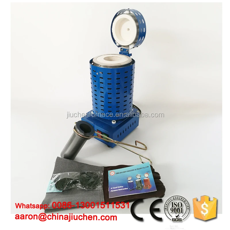 
Portable induction heating glass melting furance 