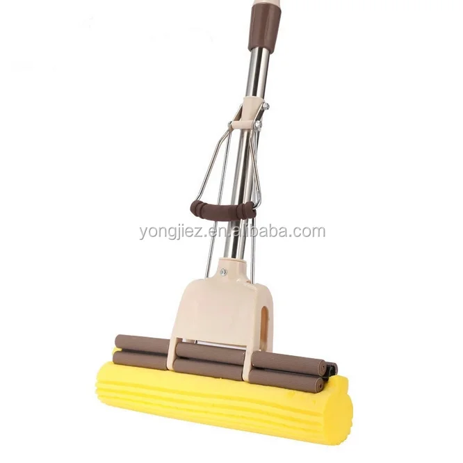 stainless steel pole cleaning pva mop floor cleaning mop