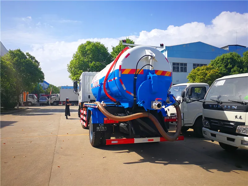 Горячая Распродажа, грузовик с вакуумным всасыванием сточных вод на 8000 л для всасывания сточных вод