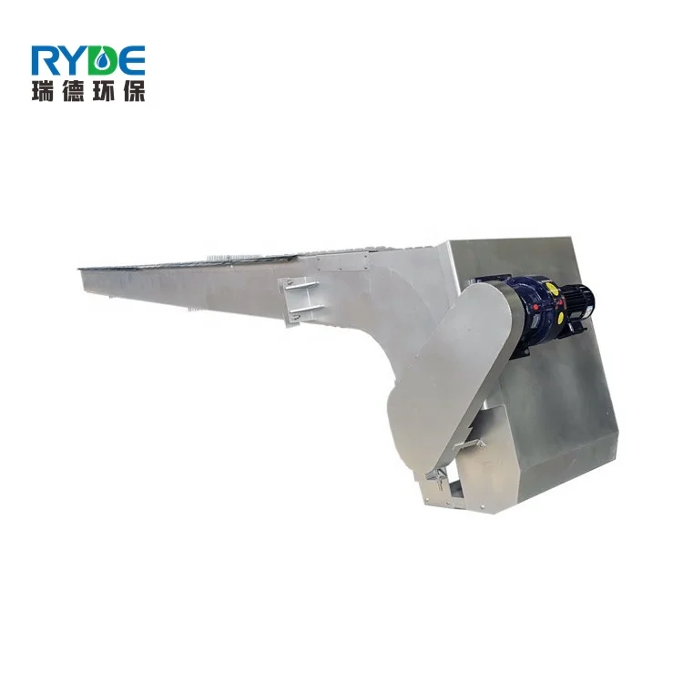 Yangzhou Ryde оборудование для предварительной очистки, просеивание в очистке сточных вод, вращающийся клиновый барабанный экран