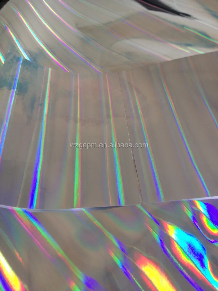 Vacuum PET Transfer Hologram paper & paper board for UV printing