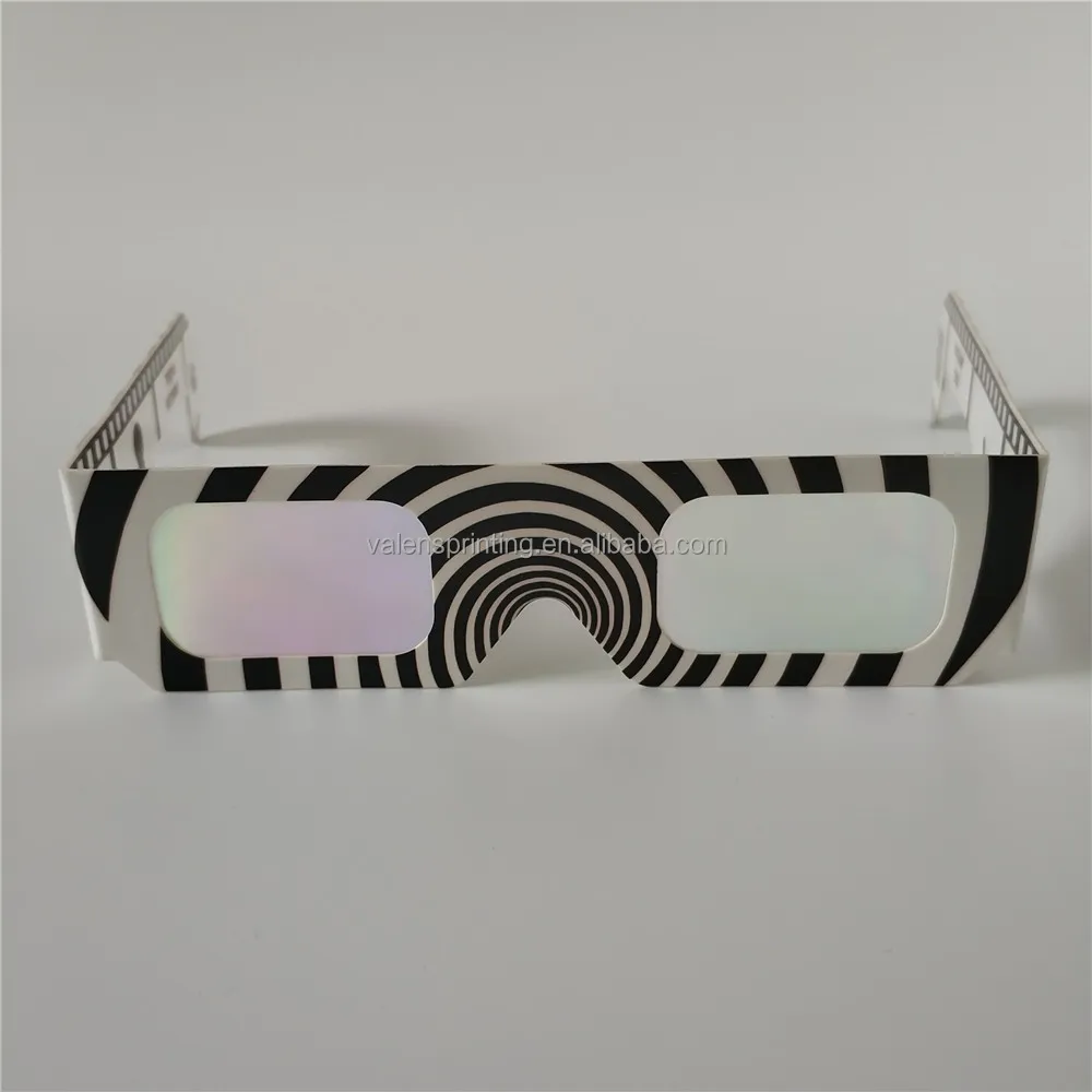 Print logo festival 3D firework diffraction glasses
