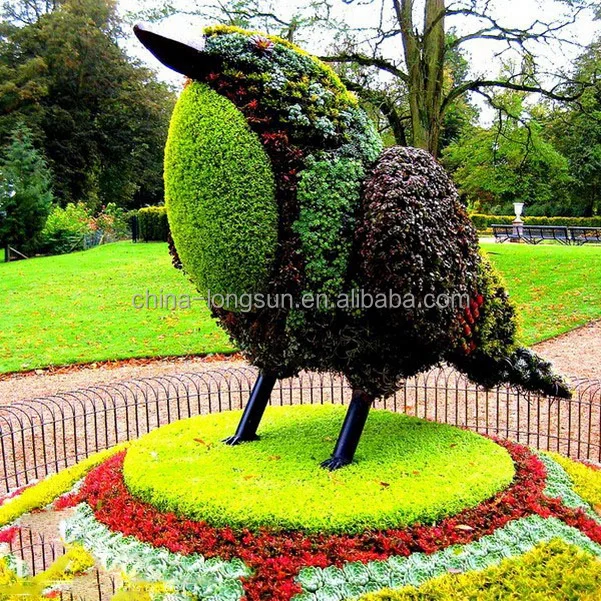 LSWS15122608 manufacture wholesale artificial buxus topiary butterfly for gard landscaing decoration