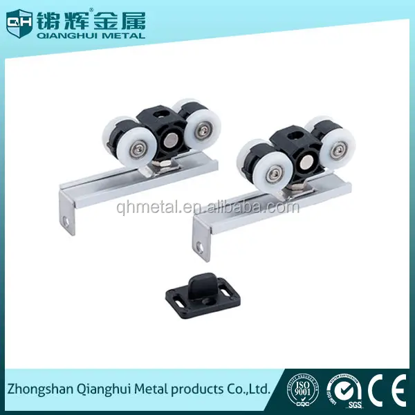 Wooden Door Hanging Wheel  sliding Door Rollers Accessories Pulley Track