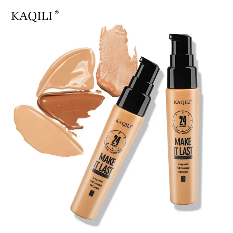 Kaqili Oem professional full coverage waterproof liquid makeup foundation private label liquid BB cream