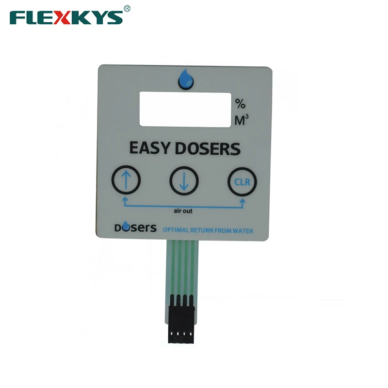 Плоские ключи металлический купол тактильные мембранный переключатель для очистителя воздуха