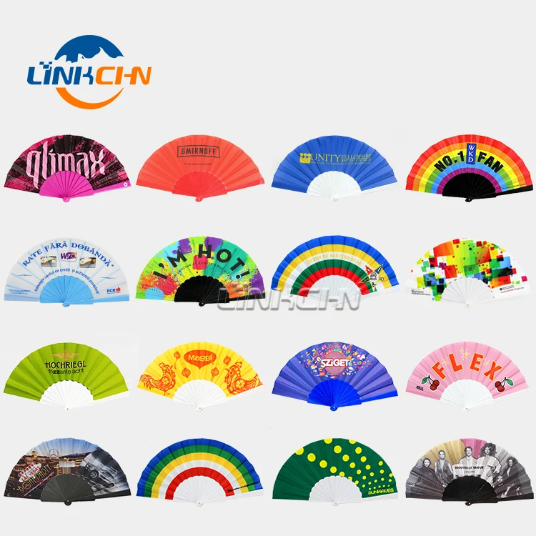 Фабрика питания пластик складной веер для клуба