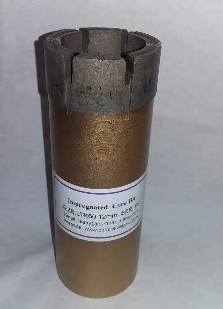 LTK60 Diamond Core Drill Bit for Very Hard Ore Mineral Efficient Drilling