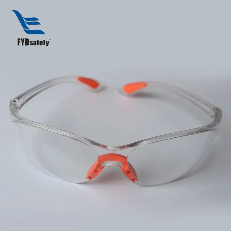 Side Shield Polycarbonate Lens Material Industrial Safety Glasses