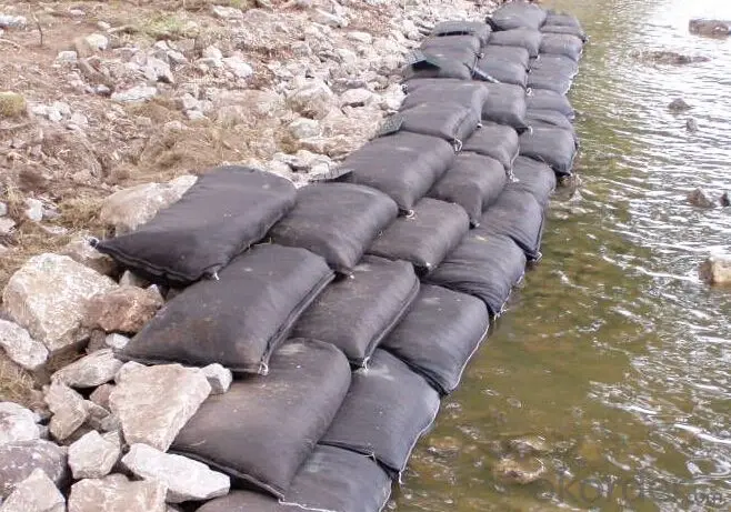 geotextile sand bag for erosion control and reinforcement