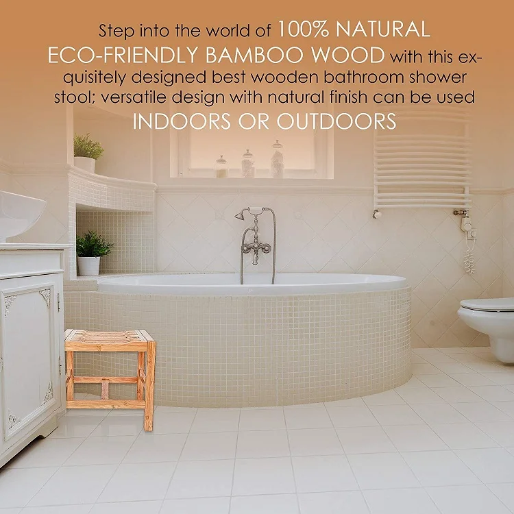 World best selling products teak shower stool