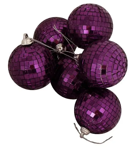 Factory Supply Christmas Hanging mirror ball reflective decorative ball bar disco