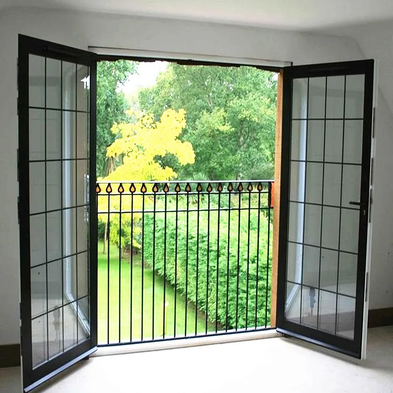 Factory Price Aluminum Exterior Metal Entry Doors Swing Glass Customized Size Australian/european Standard Customized Colors
