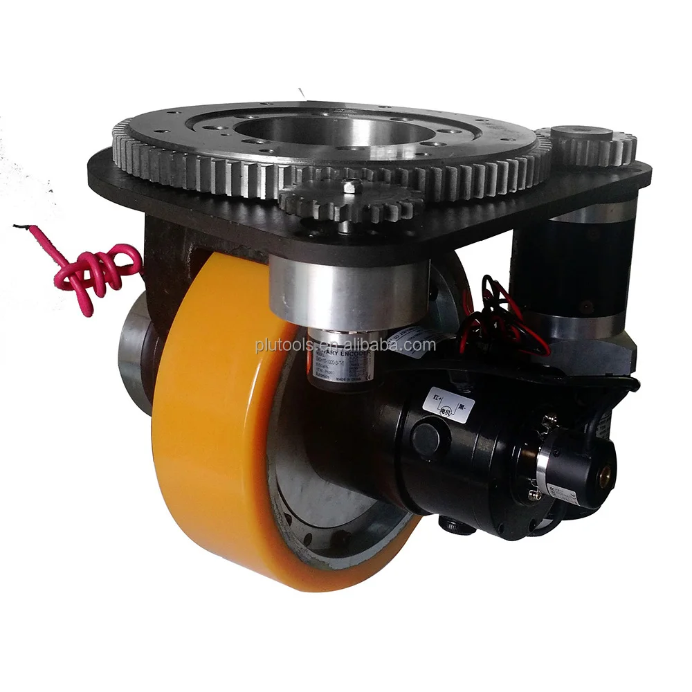Постоянный магнит постоянного тока Plutools AGV приводное колесо/блок привода двигателя AGV DC 24 В 200 Вт