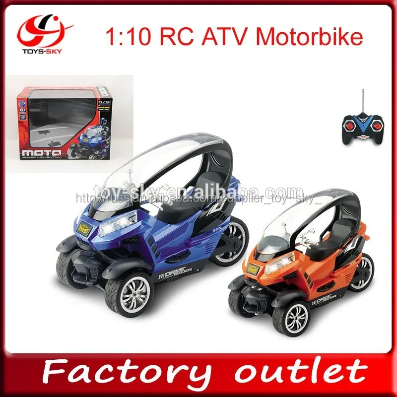1:10 масштаба 4ch гс квадроциклов мотоцикл rc двигателя мини мотоцикл