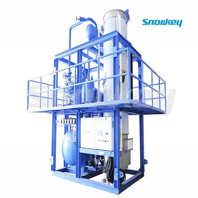 Трубчатый Ледогенератор Snowkey с испарительным охлаждением емкостью 30 тонн