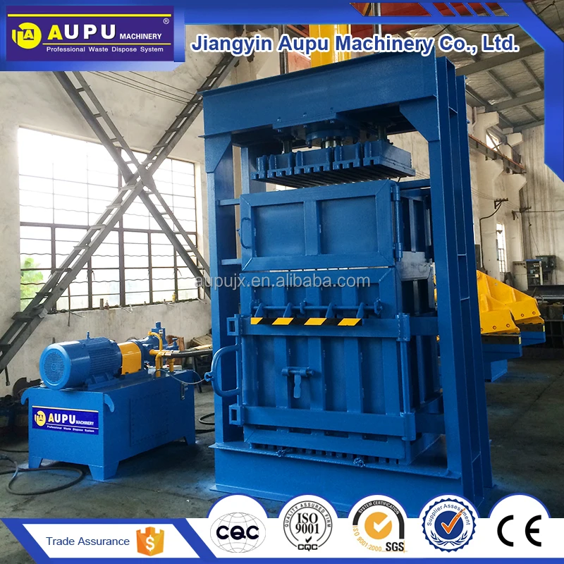 Одобренный ISO машина гидравлический пресс-подборщик для шерсти