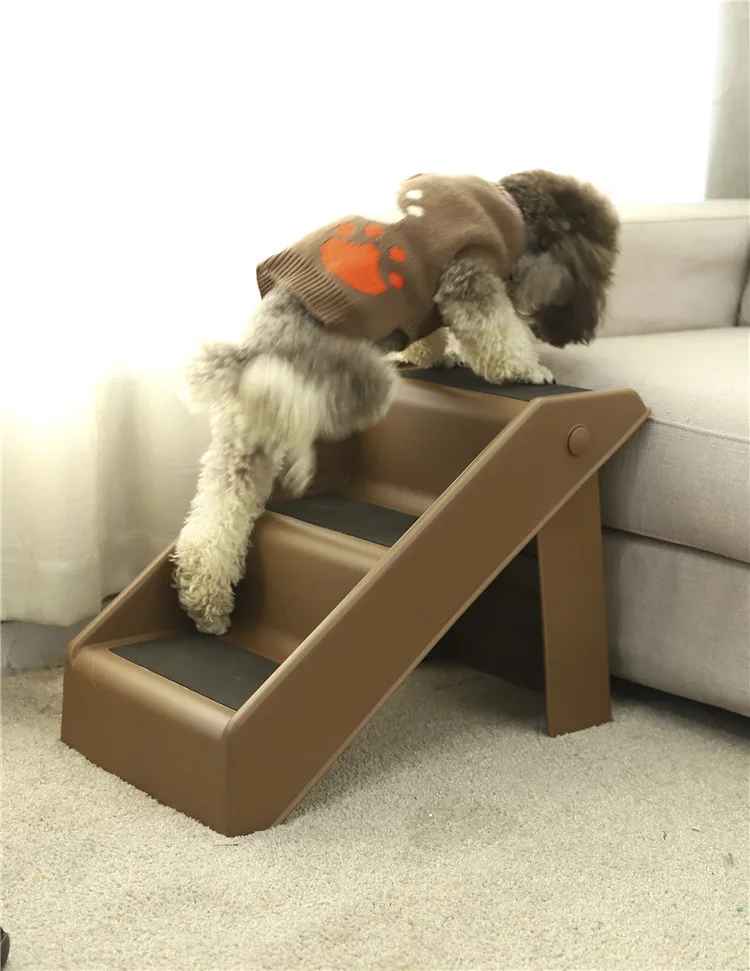 Трехступенчатая лестница для домашних животных, складная лестница для домашних животных, лестница для собаки для кровати
