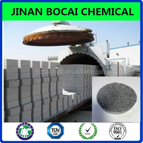 Water Aluminum Paste for AAC Block Light Beton Gas Added Brick Cellular Light Concrete