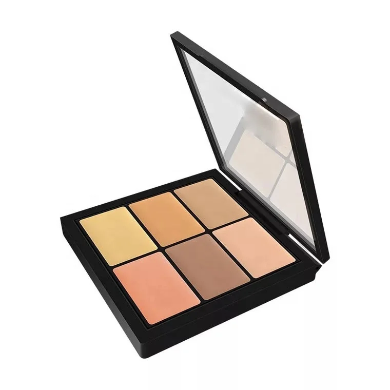 No logo 6 color concealer palette full covarage