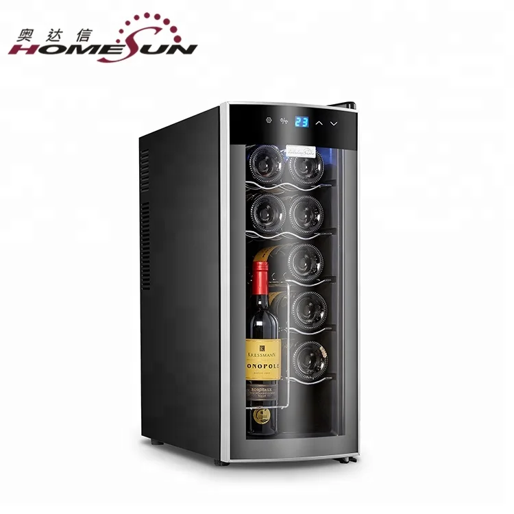 BCW-35A Custom Glass Modern Wine Cellar Cabinet, Wine Coolers Stainless Steel