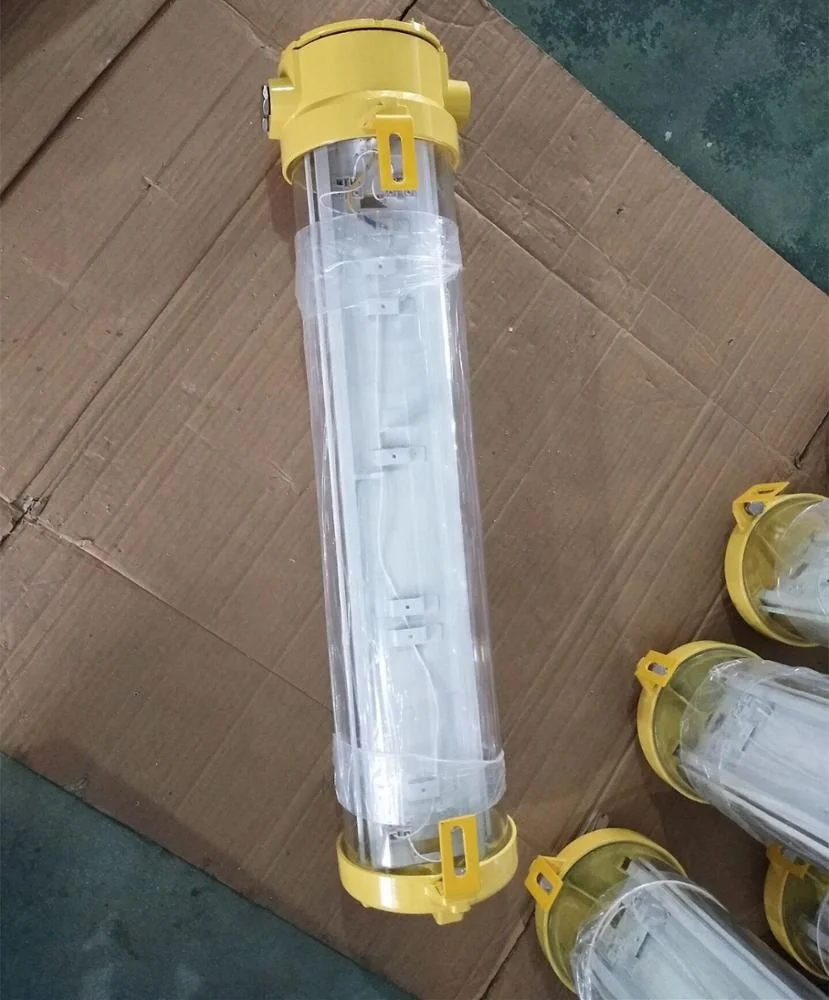CFY40-2 explosion proof fluorescent light fitting 2x40w G13 lamp holder IP56
