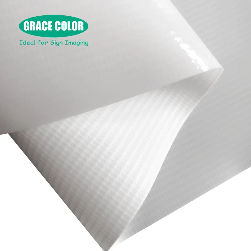 Гибкий баннер из ПВХ с цифровой печатью с подсветкой спереди и с подсветкой, 230-510 г