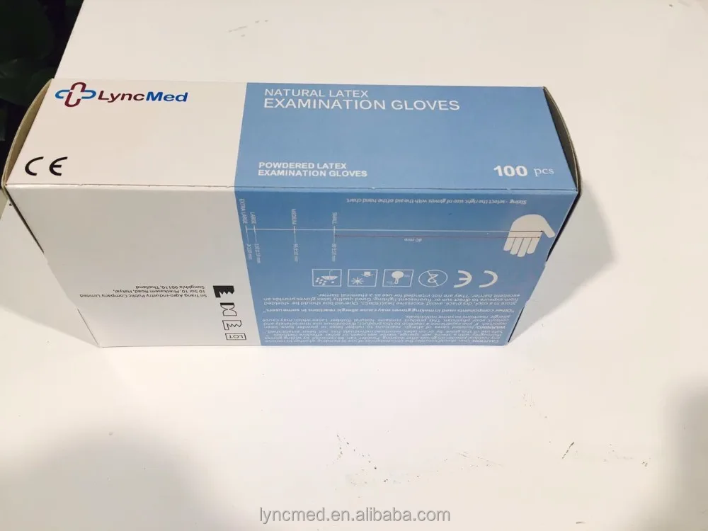 
latex exmination glove Wholesale cheap prices top medical latex examination gloves Powdered 