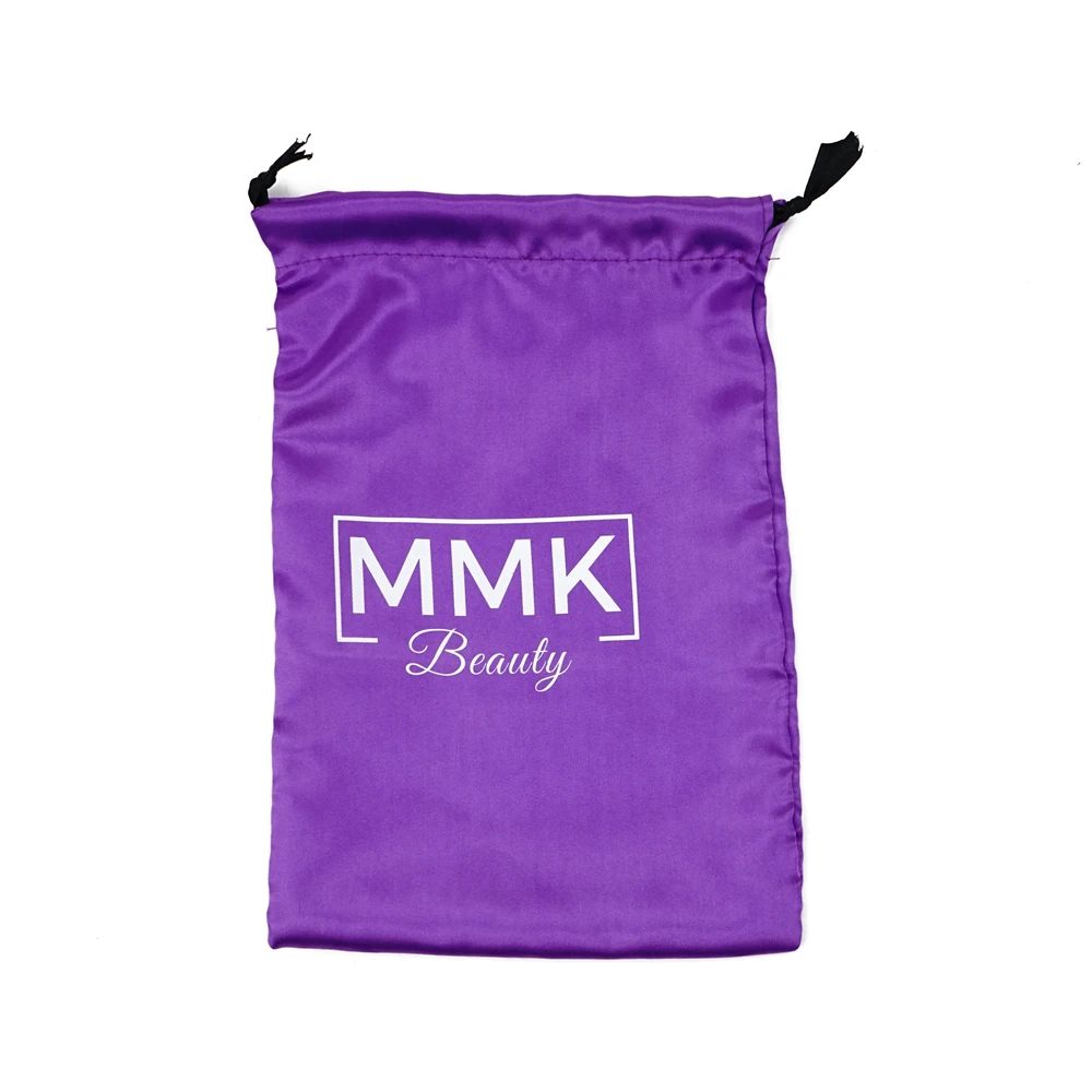 Pink Satin Drawstring Bag, Satin Jewelry Pouch