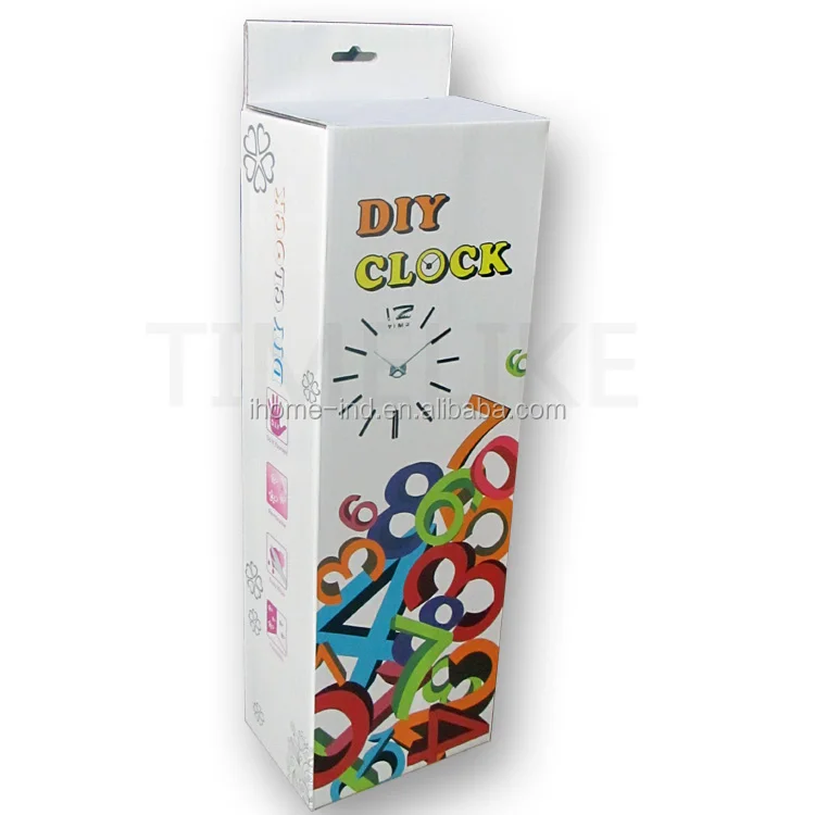 
large decorative wall clocks 3D diy wall clock big size mirror digital wall clock 
